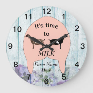 Nubian Dairy Goat Boerderij Udder Large Clock Grote Klok