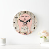 Nubian Dairy Goat Boerderij Udder Large Clock Grote Klok (Huis)