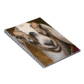 Nubian Dairy Goat Doe White Stripe Caprine Notitieboek (Rechterzijde)