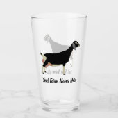 Nubian Dairy Goat Glas (Voorkant)