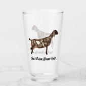 Nubian Dairy Goat Glas (Voorkant)