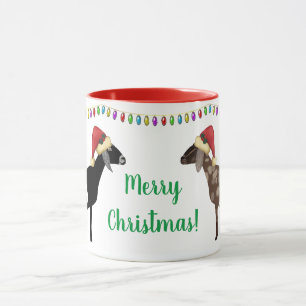 Nubian Dairy Goat Kerstmis Mok