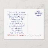 Nubian Goat Boerderij Day Invitation- aanpassen Uitnodiging Briefkaart (Achterkant)