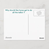 Nubian Goat Briefkaart (Achterkant)