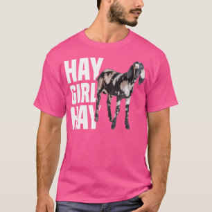 Nubian Goat Hay Girl Nubian Goat Mom T-shirt