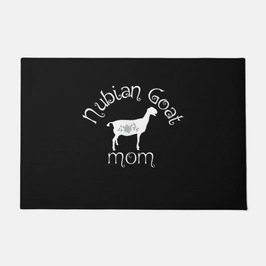 Nubian Goat Ma Gift Deurmat (Voorkant)