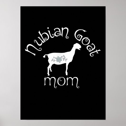 Nubian Goat Ma Gift Poster (Voorkant)