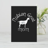 Nubian Goat Ma Gift Save The Date (Staand voorkant)