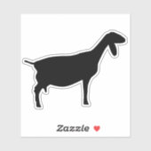 Nubian Goat Sticker (Vel)