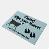 Nubian Goat Wipt je handschoenen.. KIES COLOR Deurmat (Schuin)