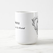 Nubian Head in Heart Koffiemok (Center)