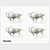 Nubian Ibex 2008 Rechthoekige Sticker (Vel)