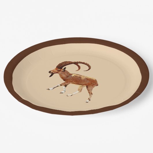 Nubian Ibex - Ein Gedi Papieren Bordje (Gekanteld)