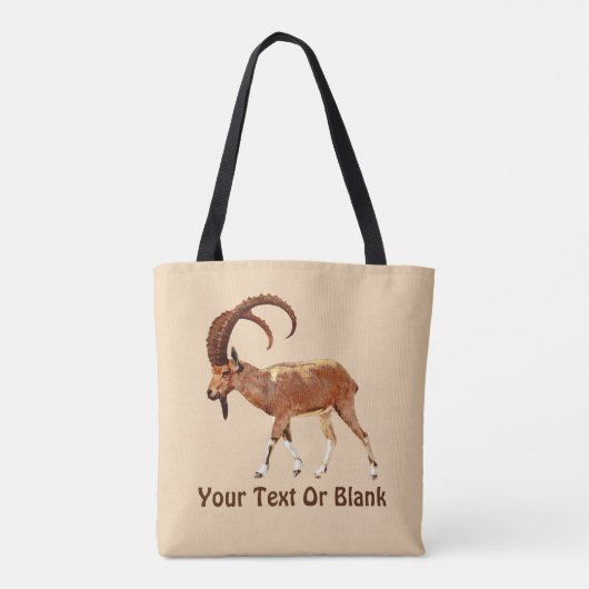Nubian Ibex - Ein Gedi Tote Bag (Achterkant)