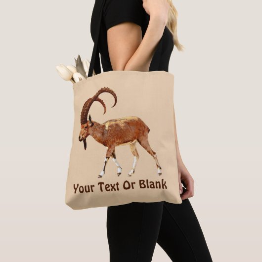 Nubian Ibex - Ein Gedi Tote Bag (Dichtbij)