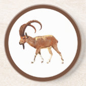 Nubian Ibex - Ein Gedi Zandsteen Onderzetter (Voorkant)