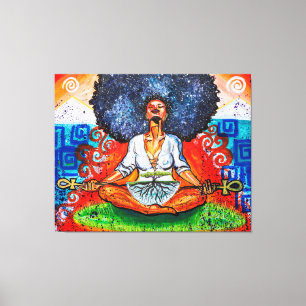 Nubian Kush 50 x 40 inch x Large Wrapped Canvas Pr