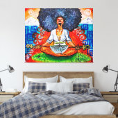 Nubian Kush 50 x 40 inch x Large Wrapped Canvas Pr (Insitu (Slaapkamer))