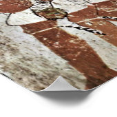 Nubian Mercenaries van Maler Der Grabkammer Des Ze Poster (Hoek)