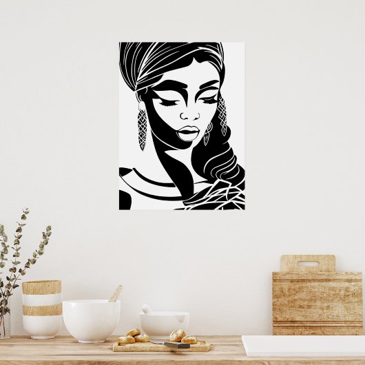 Nubian Poster (Keuken)