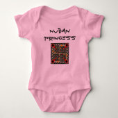 Nubian Princess Baby Romper (Voorkant)