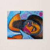 Nubian Princess Powerful Black Woman Legpuzzel (Horizontaal)