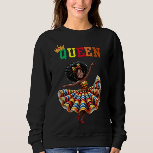 Nubian Queen: Dance Women's sweatshirt (Voorkant)