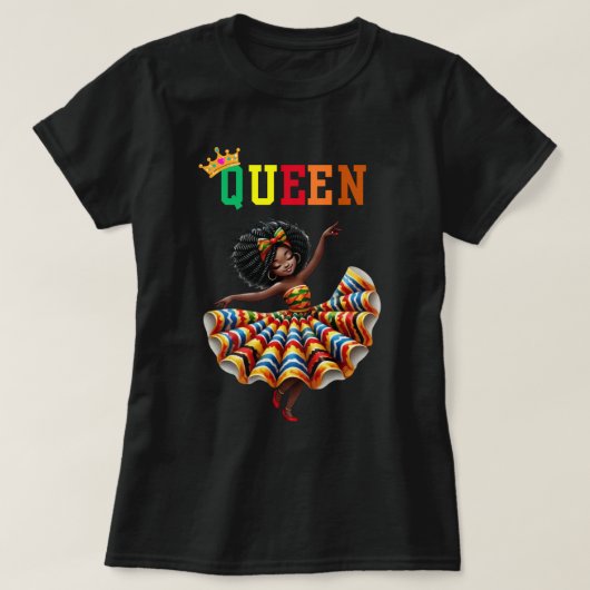 Nubian Queen: Dance Women's T-Shirt (Design voorkant)
