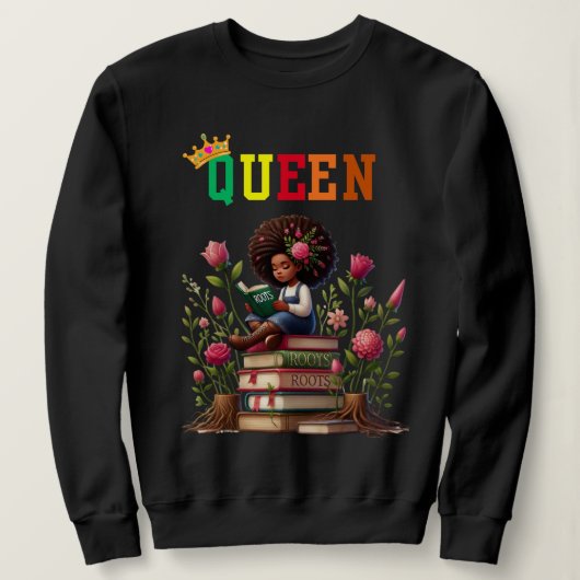 Nubian Queen: History Women's sweatshirt (Design voorkant)