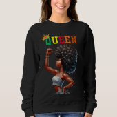 Nubian Queen: Might Women's sweatshirt (Voorkant)