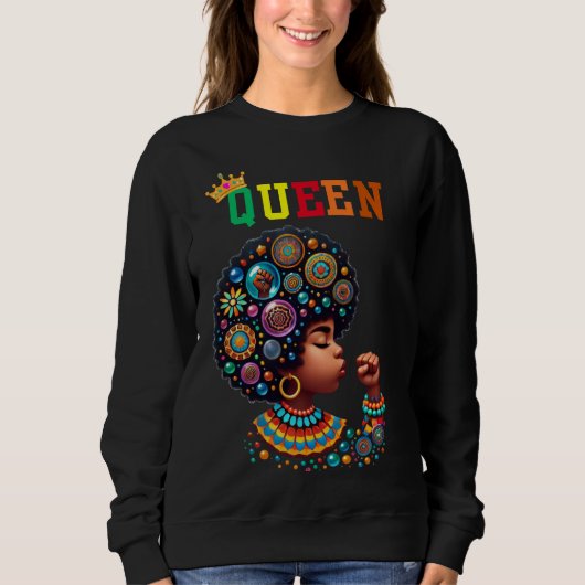 Nubian Queen: Sharp Women's sweatshirt (Voorkant)