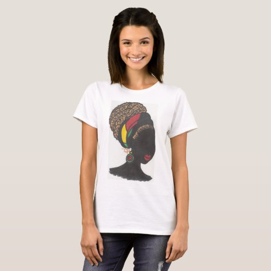 Nubian Queen T-shirt (Voorkant volledig)