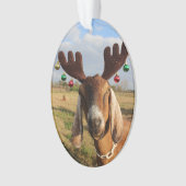 Nubian Reindeer Xmas Ornament (voorkant)