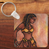 Nubian Sister Belly Dancer Sleutelhanger (Voorkant)