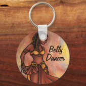 Nubian Sister Belly Dancer Sleutelhanger (Voorkant)