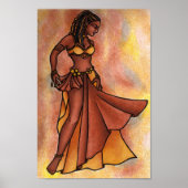 Nubian Sister Buikdanser - Poster (Voorkant)
