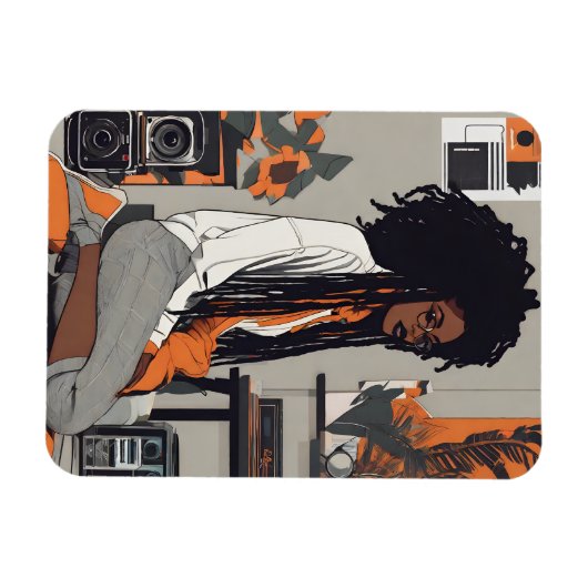 Nubian Swag Magneet (Horizontaal)