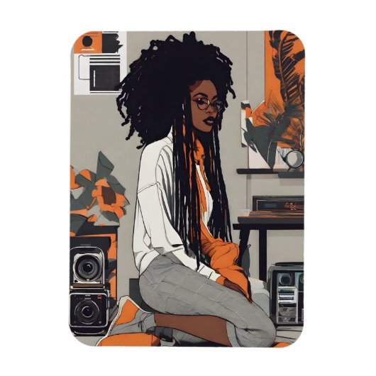 Nubian Swag Magneet (Verticaal)