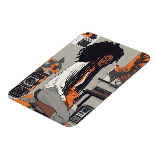 Nubian Swag Magneet (Linkerzijde)