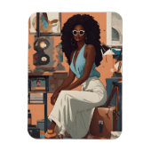 Nubian Swag Magneet (Verticaal)