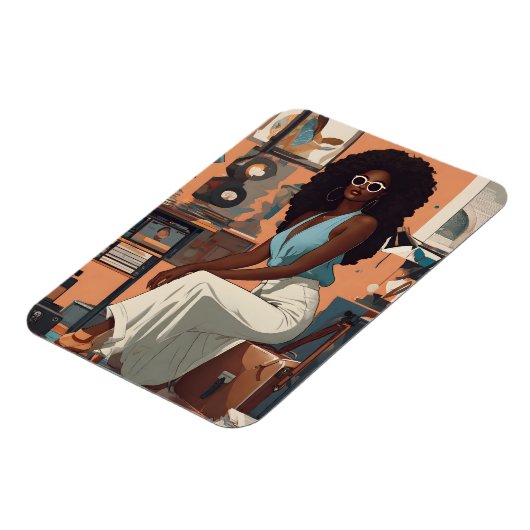 Nubian Swag Magneet (Linkerzijde)