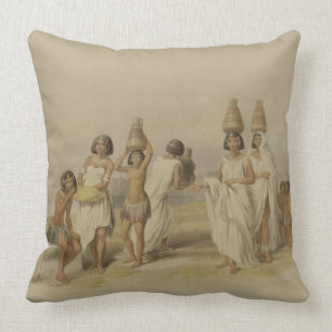 Nubian Women at Kortie op de Nijl, uit "Egypte en Kussen