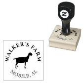  nubisch geitenmonogram Stempel (Gestempeld)