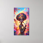 Nubische fee canvas afdruk (Voorkant)