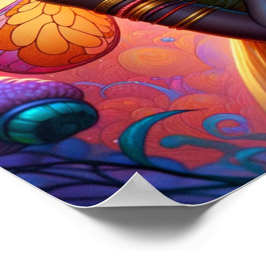 Nubische fee poster (Hoek)