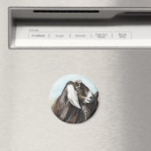 Nubische Geit Kunstmagneet Magneet (Insitu (Vaatwasser))