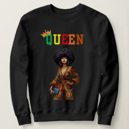 Nubische Koningin: Elegantie Dames sweatshirt