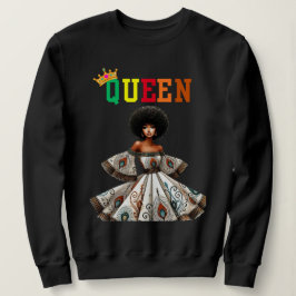 Nubische Koningin: Flyness Dames sweatshirt