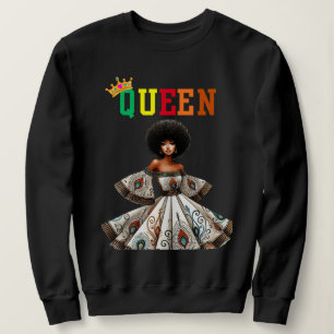 Nubische Koningin: Flyness Dames sweatshirt
