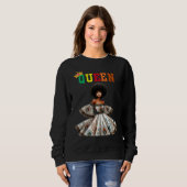 Nubische Koningin: Flyness Dames sweatshirt (Voorkant volledig)